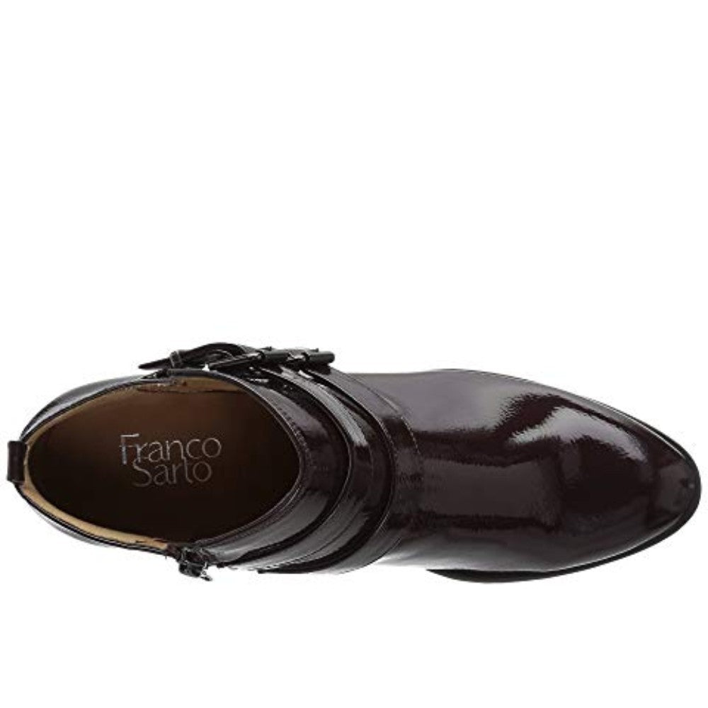 Raina Burgundy Franco Sarto Ankle Boot