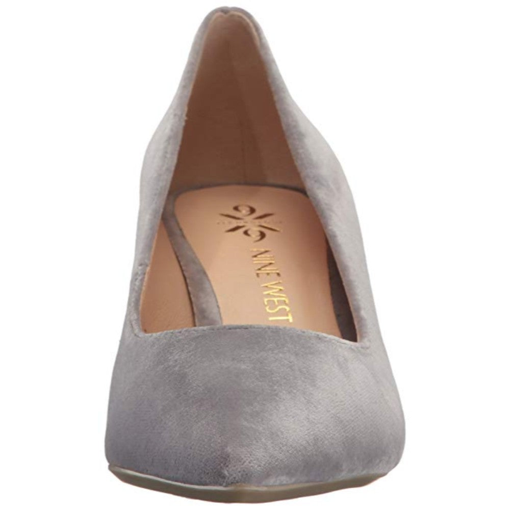 Soho 9X9 Grey Fabric Nine West Pump