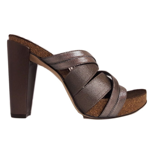 Clem Silver Bronze Right Bank Sandal