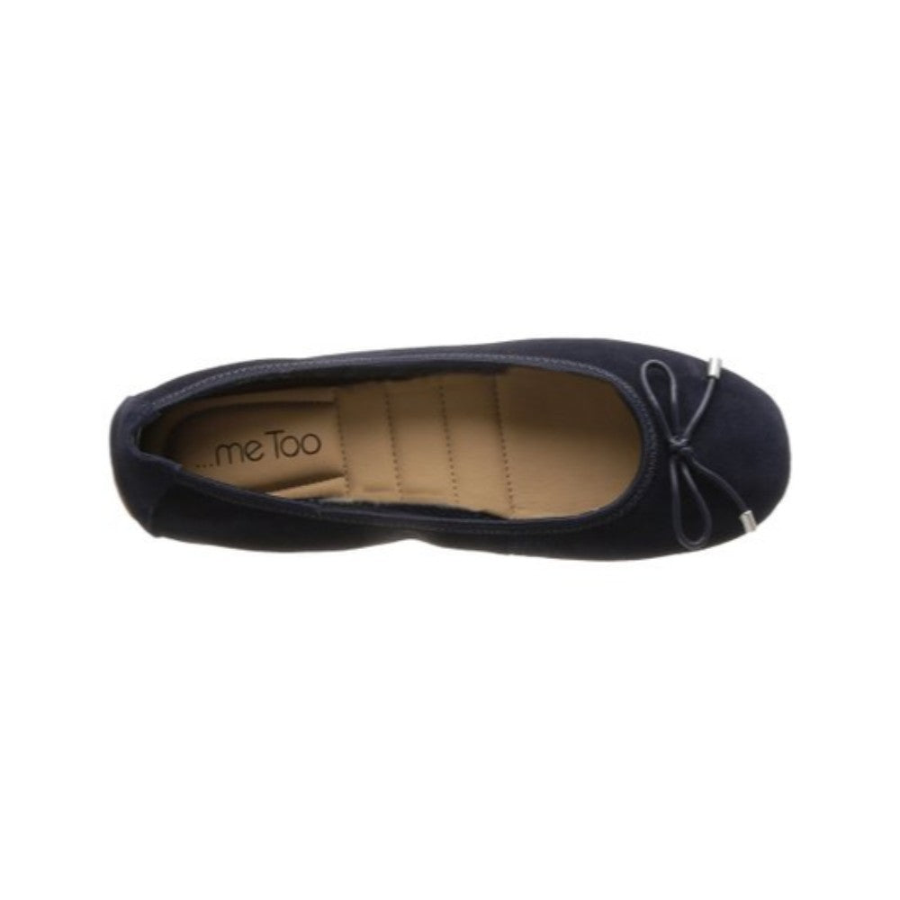 Halle Navy Suede Me Too Flat