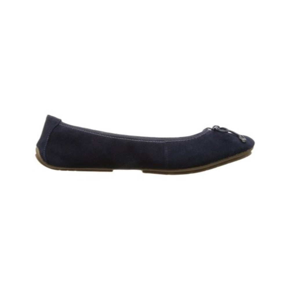 Halle Navy Suede Me Too Flat