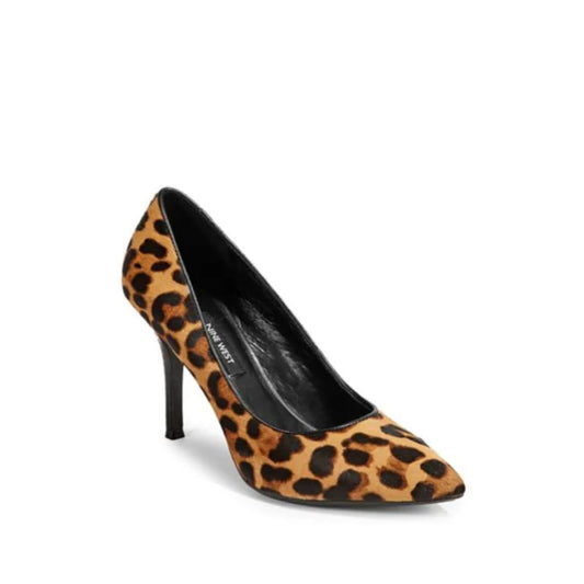 Fifth9X9 Leopard PonyNine West Pumps