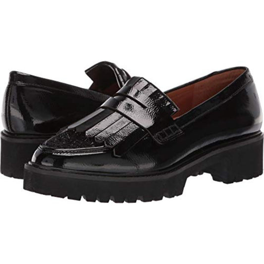 Duncan Black Pat Franco Sarto Loafers