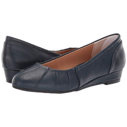 Marcie Navy Me Too Wedge Flat I-1-112432
