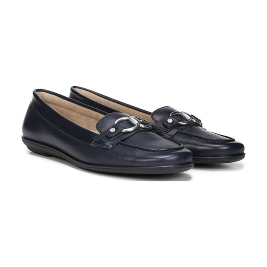 Ainsley Navy Leather Naturalizer Loafer-Navy-10-M-Naturalizer