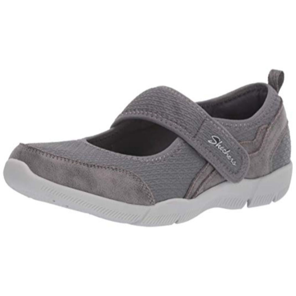 23169 Be Lux Charcoal Mary Jane Skechers Flat
