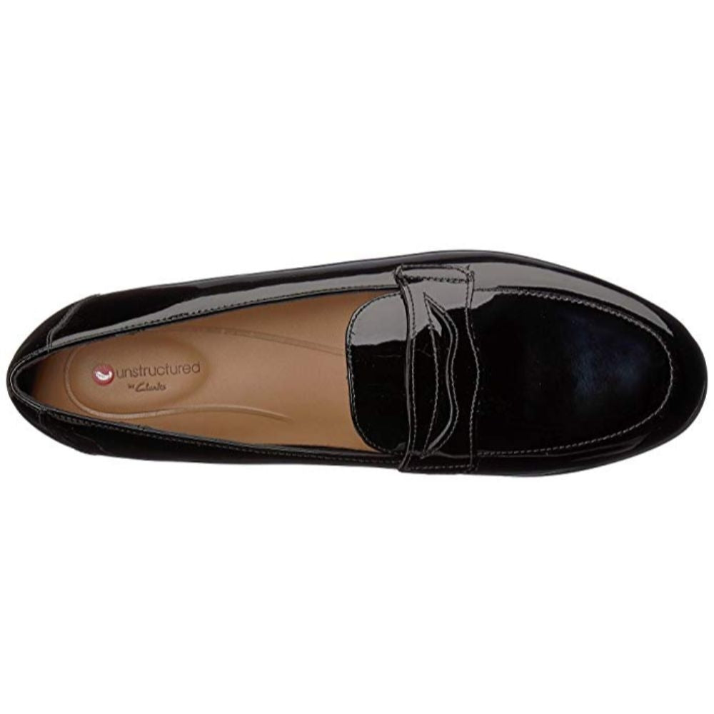 Unblush Go Black Patent Leather Clarks Loafers