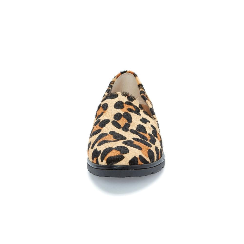 Cambrie Tan Leopard Me Too Loafer Flat