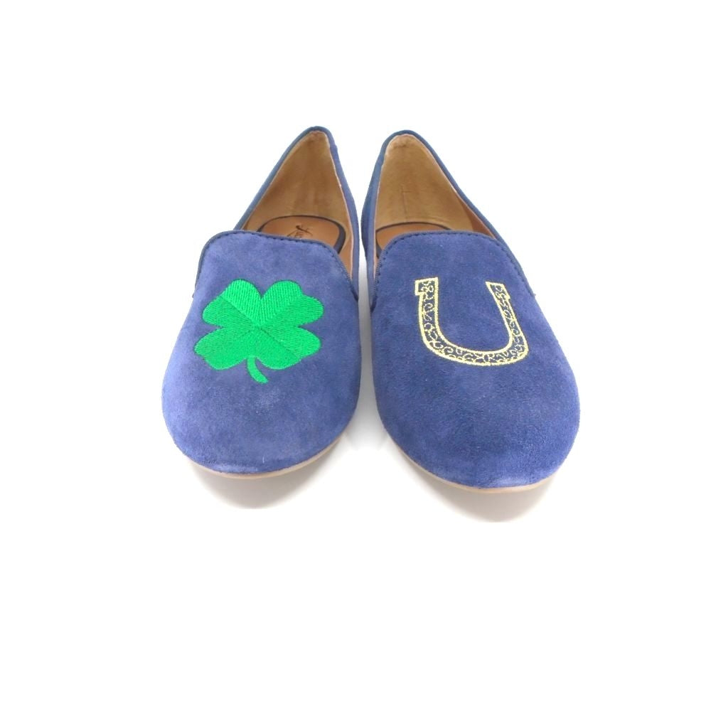 Duke Blue Suede Lucky Brand Loafer Flat