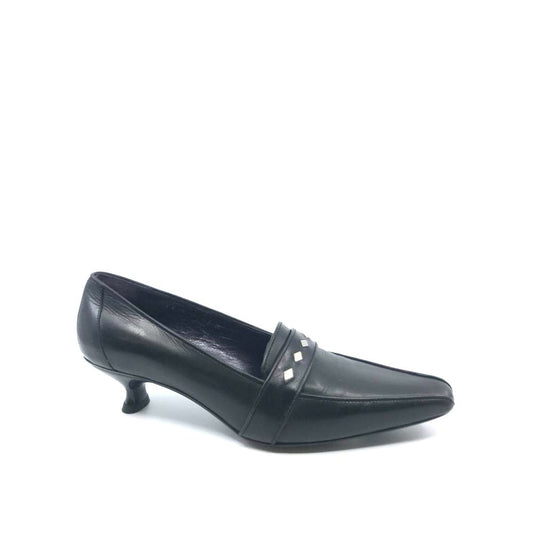 Mena Black Leather Donald Pliner Pumps