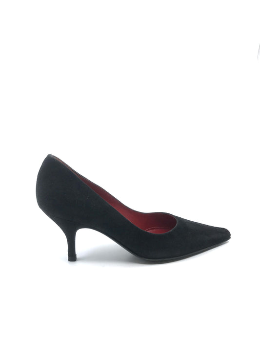 Dress up Black Suede Anne Klein Pumps