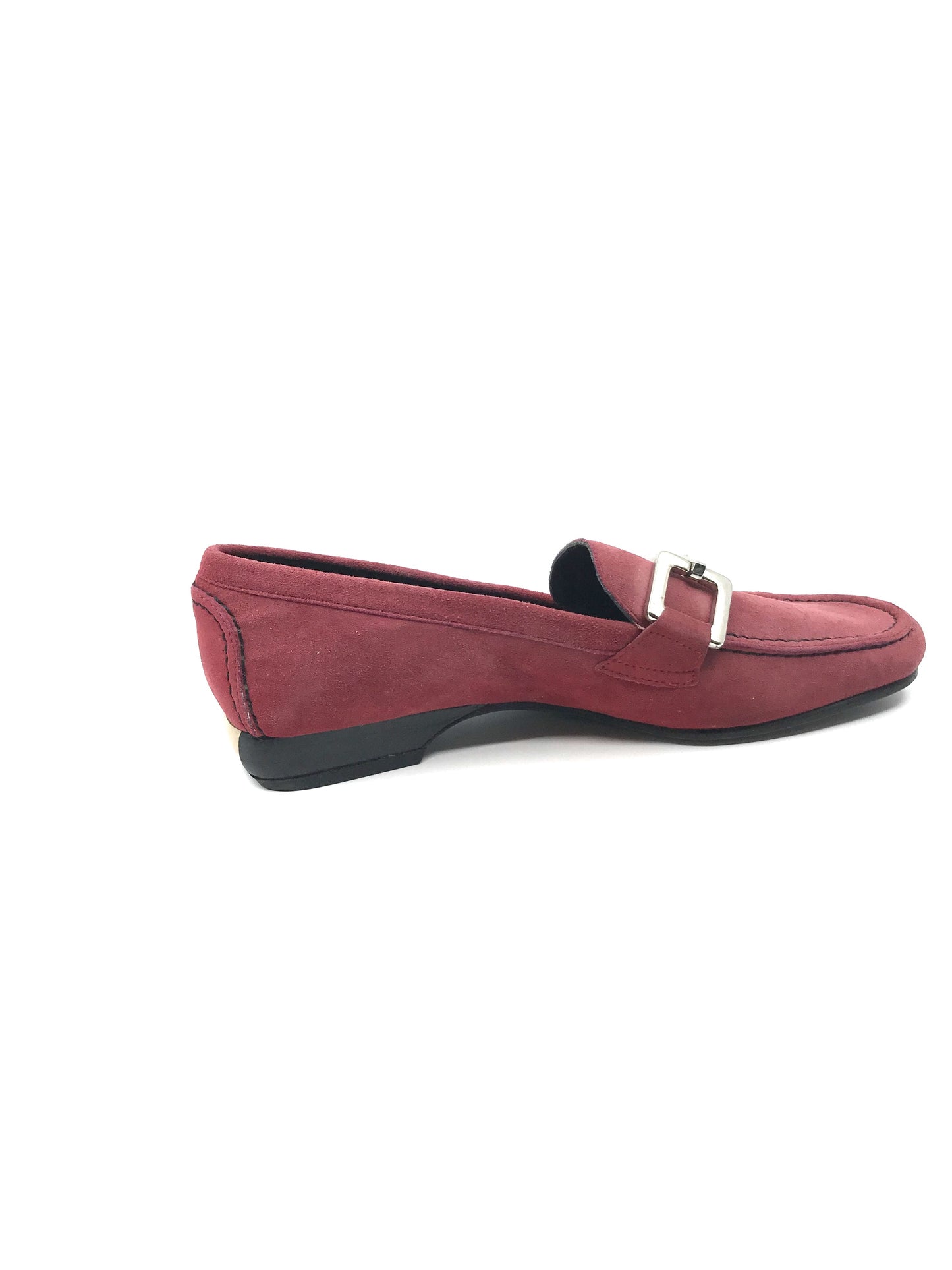 Maxy Red Suede Claudia Ciuti Loafers
