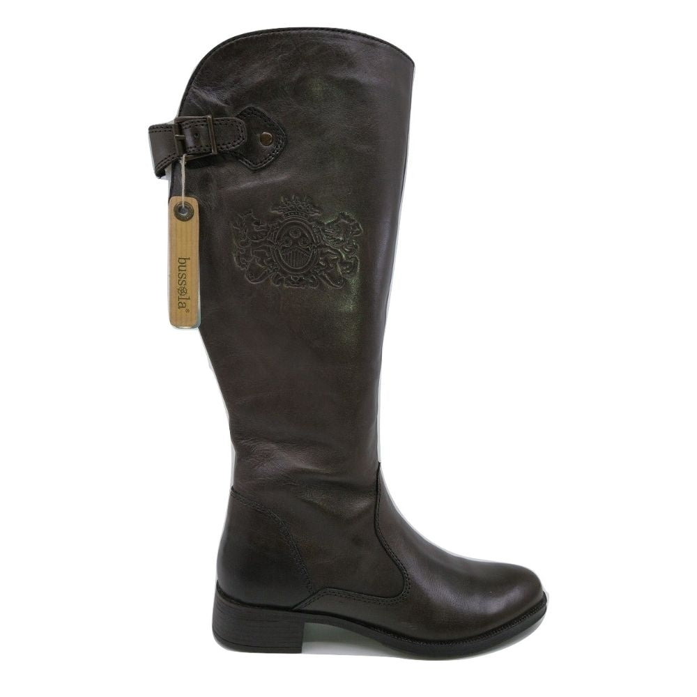 SienaEmblem 2065 Chocolate Brown Leather Bussola Boots
