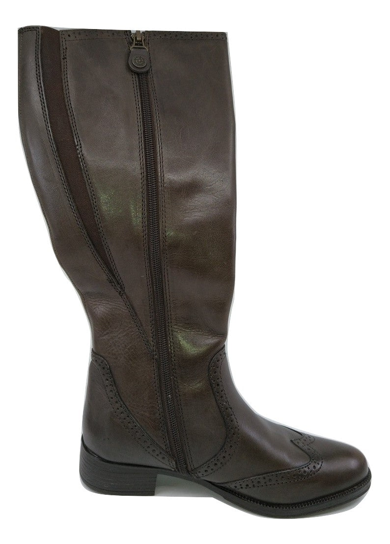 Siena Wing 2064 Chocolate Leather Bussola Boots