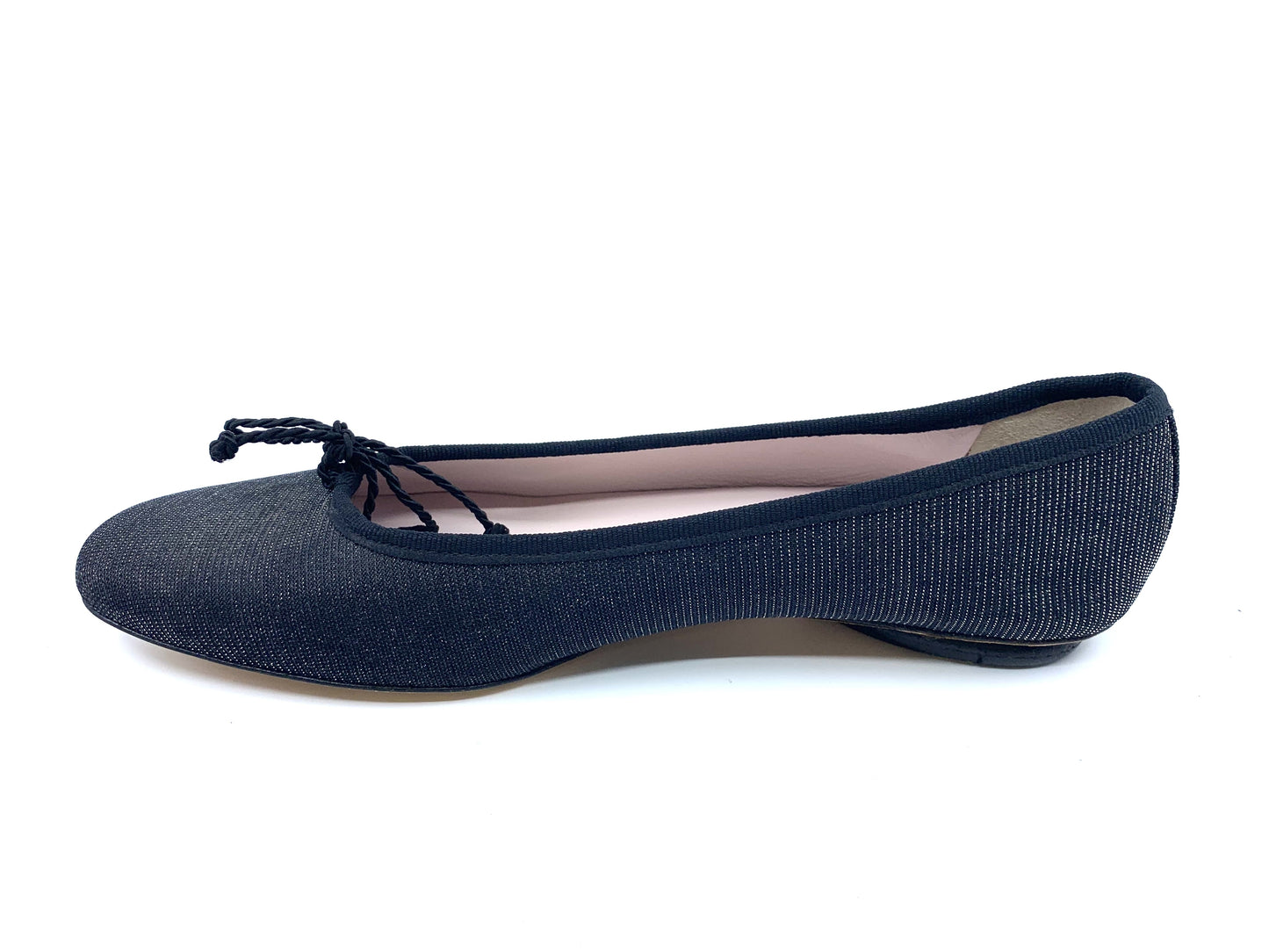 Country Black Notturno Fabric Paul Mayer Ballet Flats