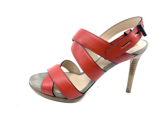 80 Boxer Sandal Coral Reed Krakoff Sandal