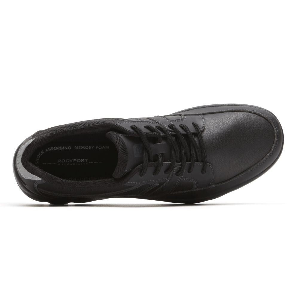 Get Your Kicks Blucher M79268 Rockport Black Sneaker