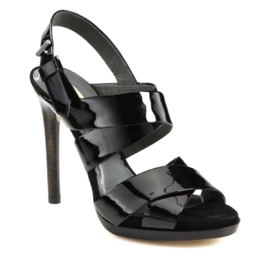100 Boxer Sandal Black Patent Leather Reed Krakoff Sandal