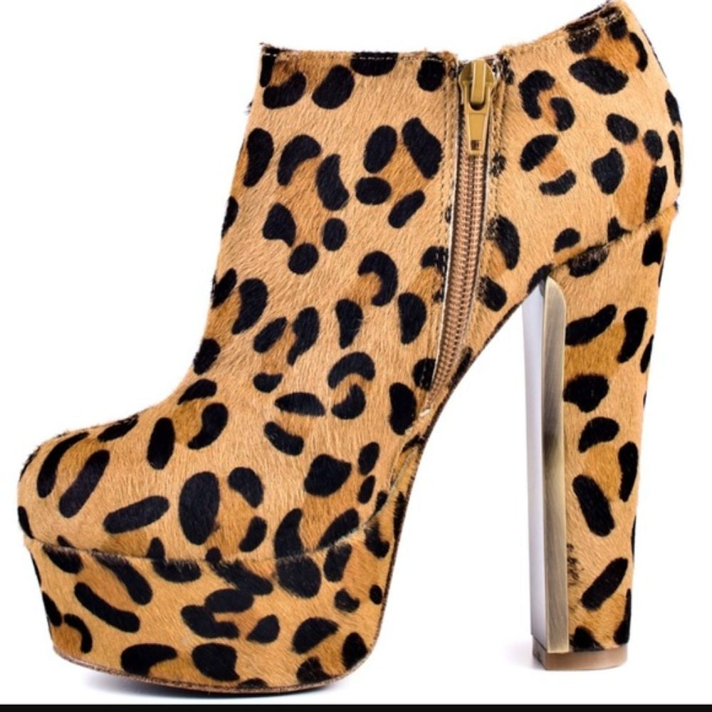 Jordan Leopard ZigiGirl Ankle Boots