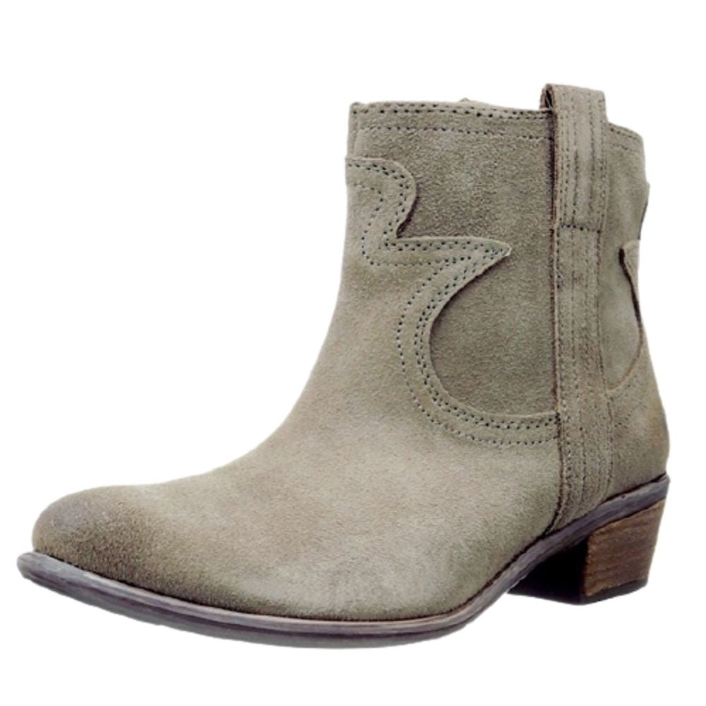 Terra Brindle Taupe Suede Lucky Brand Ankle Boots