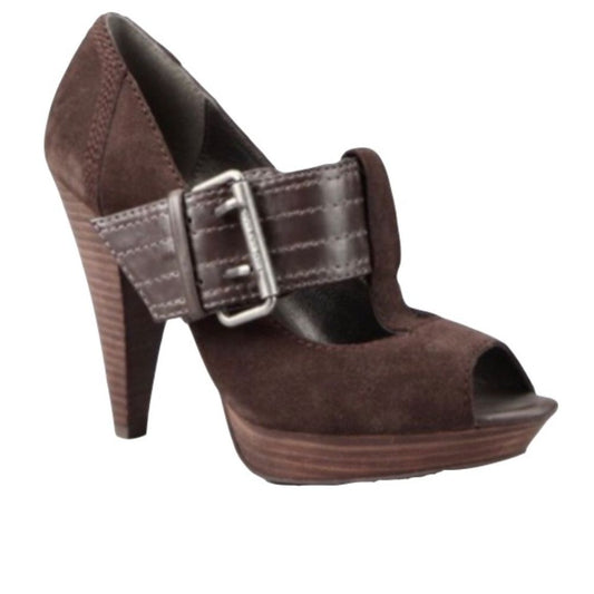 Pauline Dark Brown Suede Calvin Klein Jeans Pumps