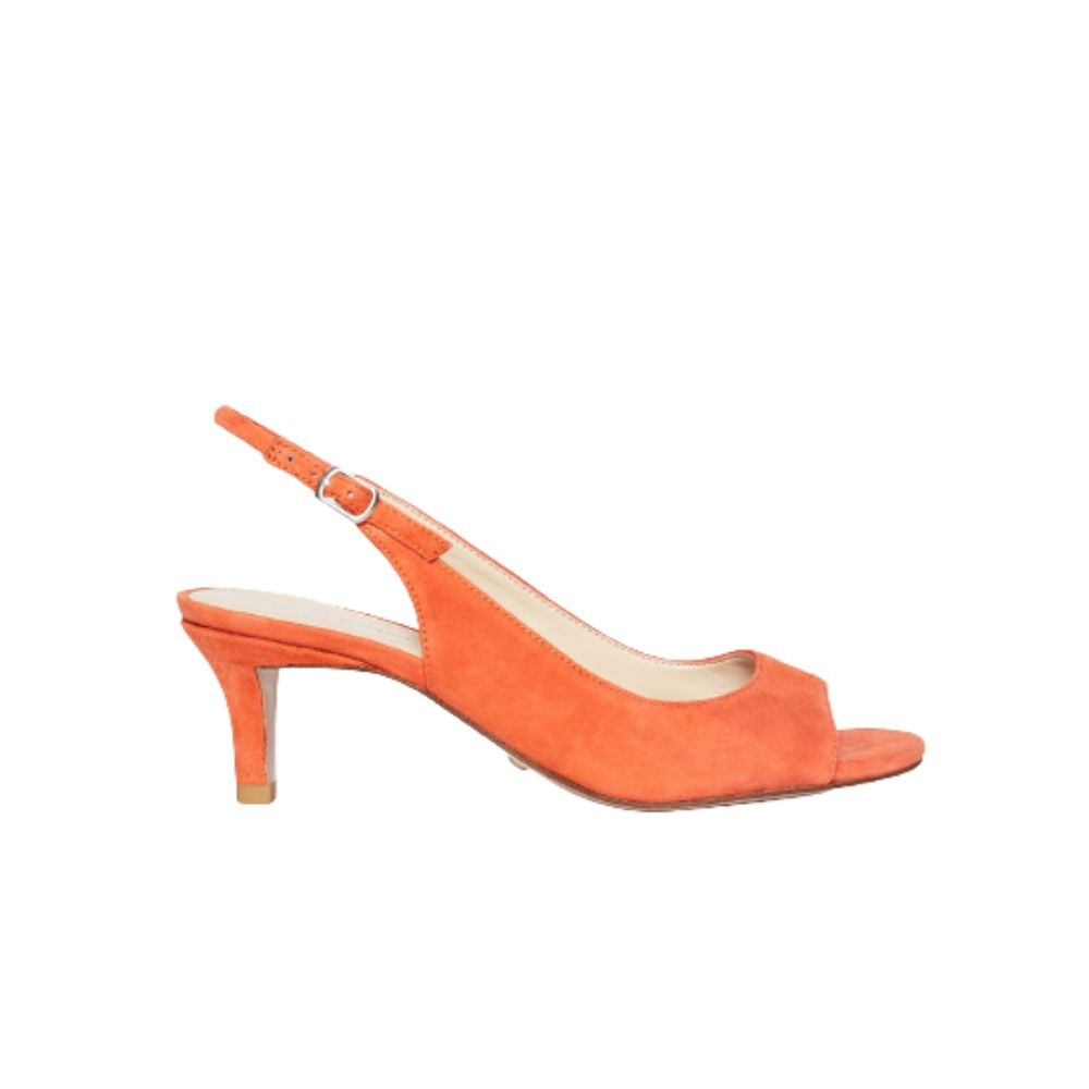 Reilly Coral Suede Pelle Moda Slingback Pumps
