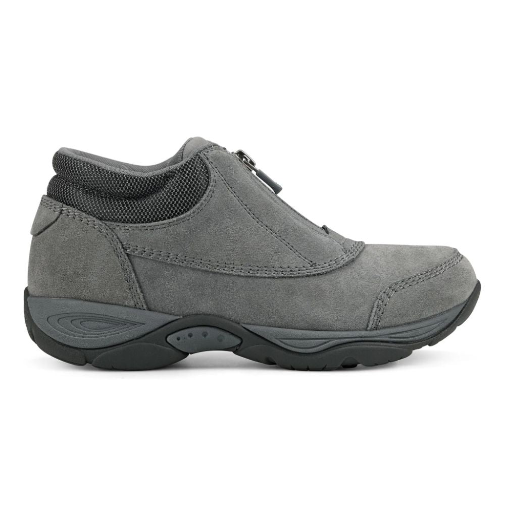 Enclose Gray Suede Easy Spirit Ankle Boots