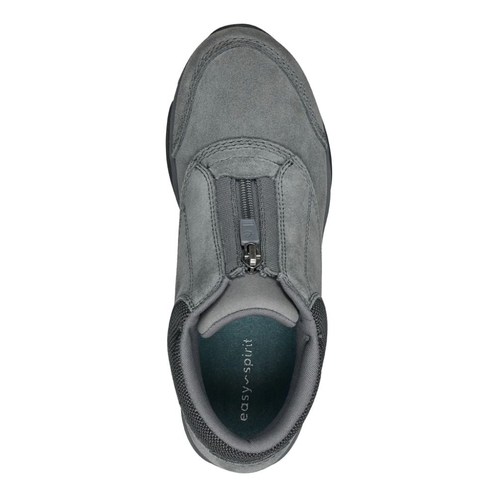 Enclose Gray Suede Easy Spirit Ankle Boots