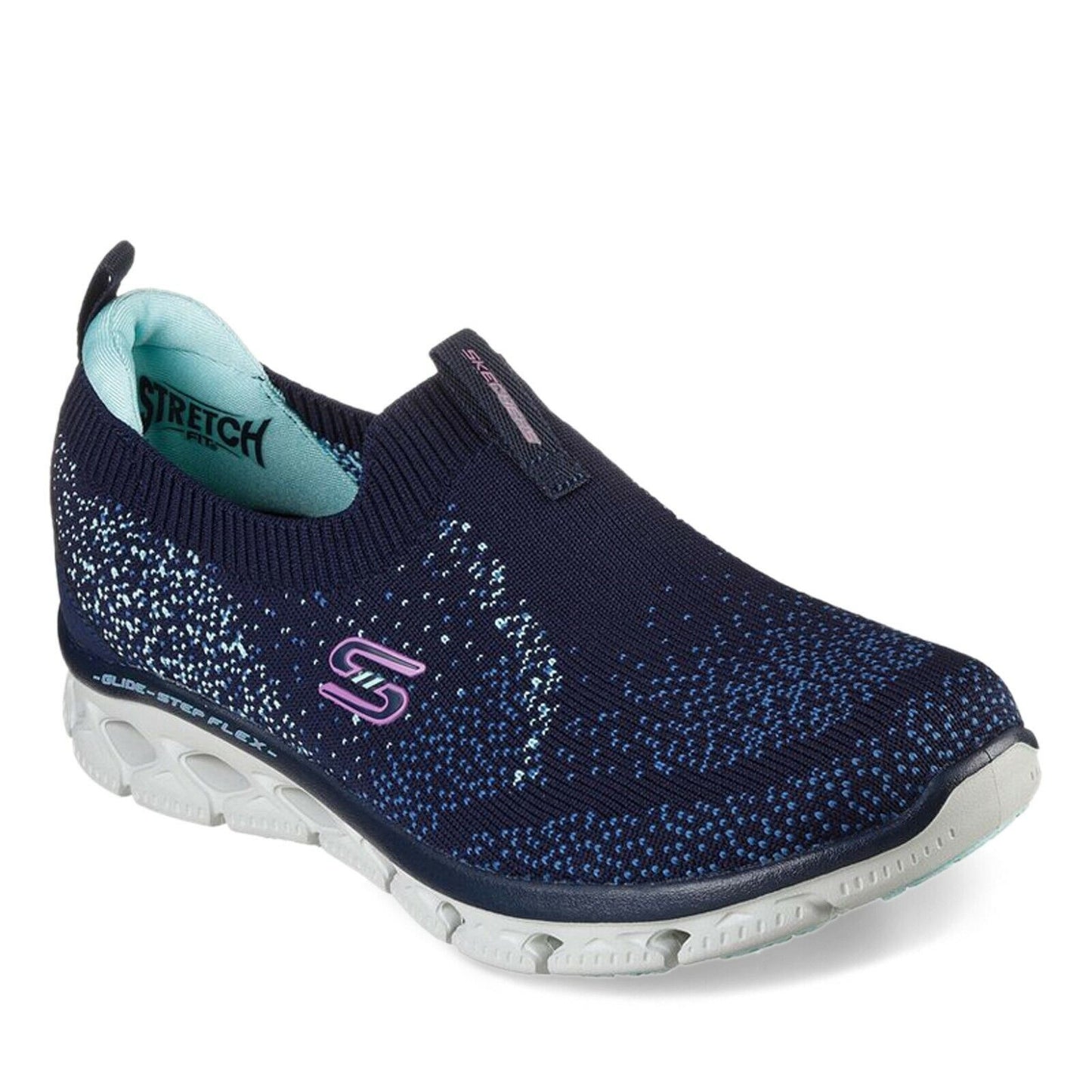 104305 Glide-Step Flex Navy/Turquoise Skechers Sneakers