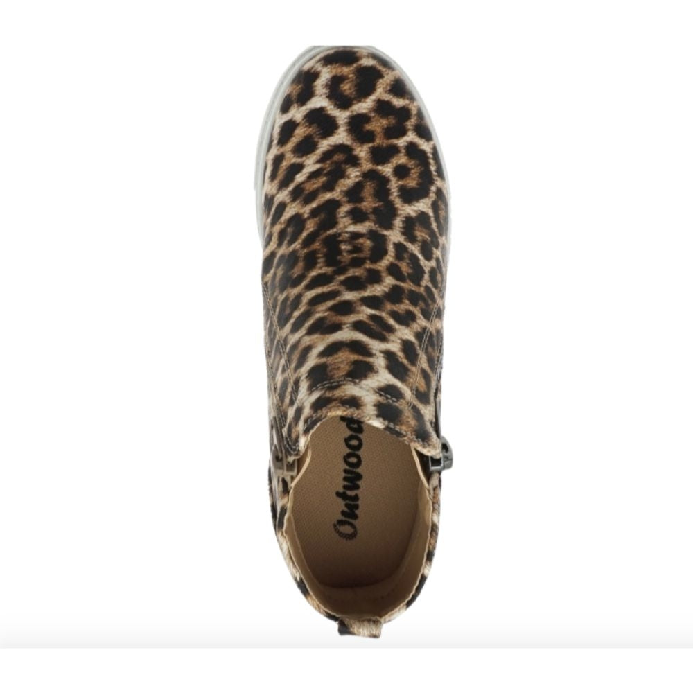 82460 Hide Leopard Outwood Ankle Sneaker Boot