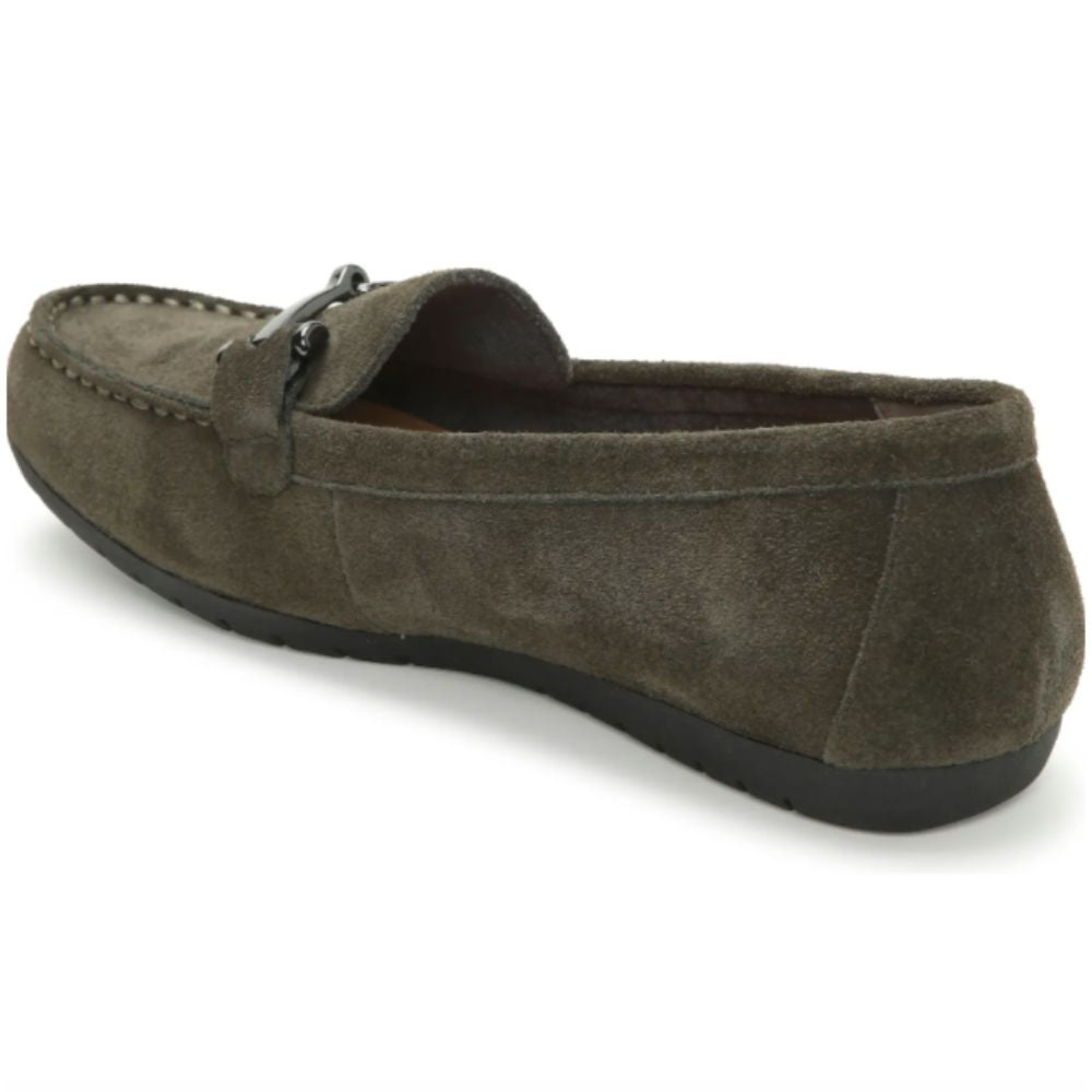 Parker Army Green Suede Me Too Loafers