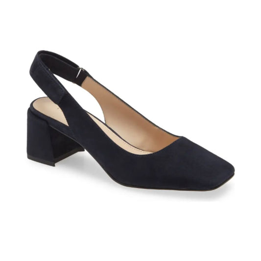 Alek Midnight Suede Pelle Moda Slingback Pumps