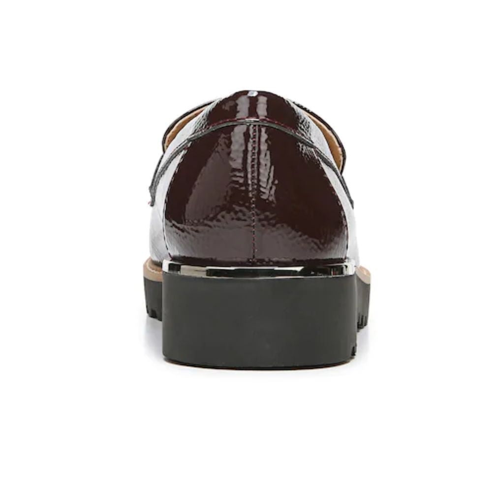 Carney Burgundy Patent Leather Franco Sarto Loafer Flats