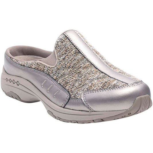 Traveltime 340 Dark Gray 020 Fabric Easy Spirit Clog Mule